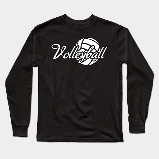 Volleyball Long Sleeve T-Shirt by Designzz